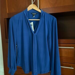 Ralph Lauren Royal Blue Women's Blouse
